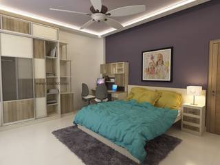 4 Bedroom Apartment Interior Design Bangalore, Ghar360 Ghar360