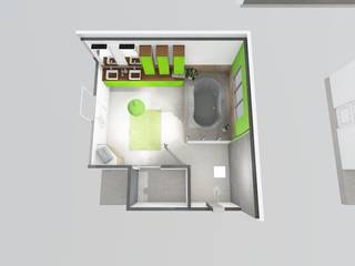 Aménagement salle de bain, AeA - Architecture Eric Agro AeA - Architecture Eric Agro Baños de estilo moderno