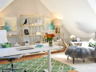 Wohnung im tropischen Stil, Homemate GmbH Homemate GmbH Study/office Grey