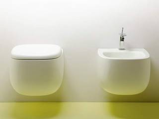 Lavabo da appoggio, bagno chic bagno chic Modern style bathrooms Ceramic White