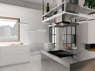 BDL01, NA NO WO ARCHITEKCI NA NO WO ARCHITEKCI Industrial style kitchen Iron/Steel