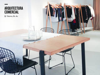 Showroom THE NEW BLACK, SV Arq SV Arq Espacios comerciales Madera maciza Multicolor