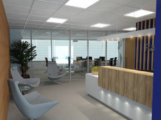 Rabobank International - Projeto THEROOM ARQUITETURA, THEROOM ARQUITETURA E DESIGN THEROOM ARQUITETURA E DESIGN Ruang Komersial