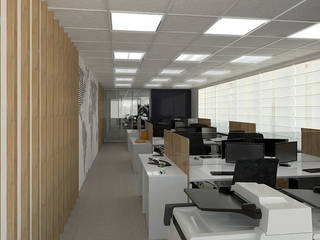 Rabobank International - Projeto THEROOM ARQUITETURA, THEROOM ARQUITETURA E DESIGN THEROOM ARQUITETURA E DESIGN 상업공간