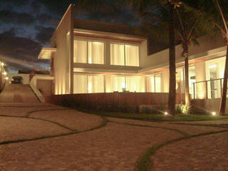 Residência EM, Uberlândia - Projeto THEROOM ARQUITETURA, THEROOM ARQUITETURA E DESIGN THEROOM ARQUITETURA E DESIGN Modern Houses