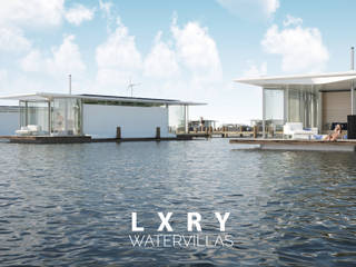 Eco Ville #02, LXRY Watervillas LXRY Watervillas 現代房屋設計點子、靈感 & 圖片 玻璃