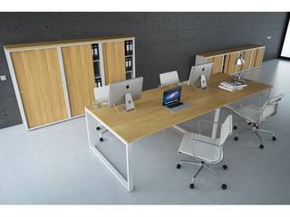 Oficinas Abiertas, Officinca Officinca Ruang Studi/Kantor Minimalis