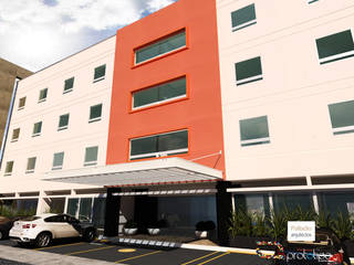 Hotel Morelia, Prototipo Arquitectos Prototipo Arquitectos Commercial spaces Orange