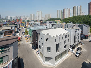 구월동 근린생활시설 및 다가구주택, 서가 건축사사무소 서가 건축사사무소 Casas de estilo moderno