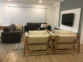 Sala de Estar - Residencia Calistoga, Laura Picoli Laura Picoli Living roomSofas & armchairs Flax/Linen Beige