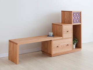 HAKO-DANCE, Design*Magica Design*Magica Modern living room لکڑی Wood effect