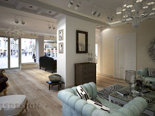 Дизайн проект интерьера магазина классической мебели в Праге, ISDesign group s.r.o. ISDesign group s.r.o. Commercial spaces