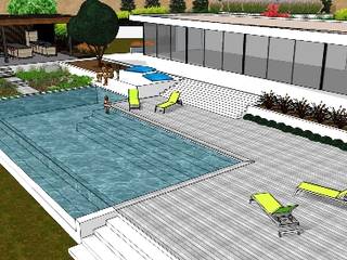 Réalisation d'un jardin avec piscine à débordement, KAEL Createur de jardins KAEL Createur de jardins