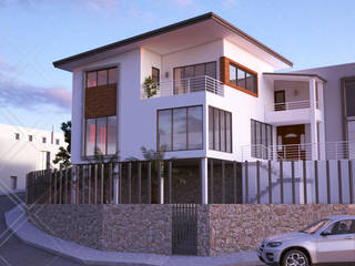 Proyecto AT, CDR CONSTRUCTORA CDR CONSTRUCTORA Casas modernas