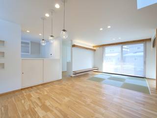 House Y1, 一級建築士事務所 ima建築設計室 一級建築士事務所 ima建築設計室 Living room Wood Wood effect