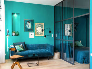 Blue Velvet, Insides Insides Ausgefallene Wohnzimmer Blau