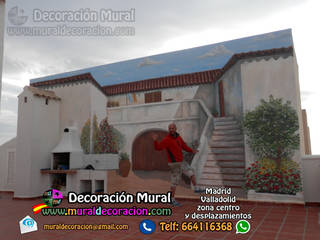 Decoración mural Trampantojo trompe l'oeil graffiti, MURALDECORACION MURALDECORACION