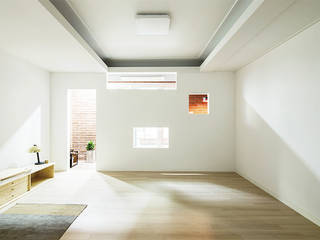 The Modern Square _용인 타운하우스, 지오아키텍처 지오아키텍처 Modern style bedroom