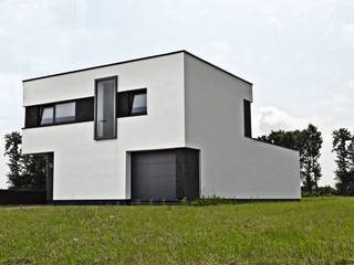 Woonhuis te Born, Nederland, FWP architectuur BV FWP architectuur BV Casas minimalistas Concreto