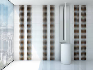 Pixel Tiles, Alessandro Isola Ltd Alessandro Isola Ltd Ванна кімнатаПрикраса