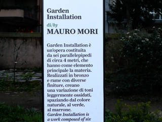 2013 Interni Botanical garden Brera Accademy Milano, Mauro Mori Mauro Mori Modern Bahçe Metal