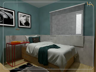 Quarto de Menino, Humanize Arquitetura Humanize Arquitetura Industrial style bedroom