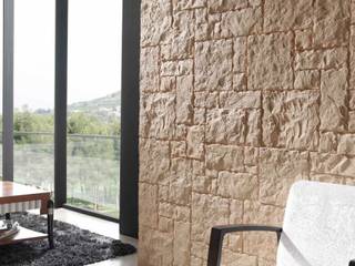 TotalStone, panel texturizado similar a la piedra, FORMICA Venezuela FORMICA Venezuela Paredes e pisos modernos Pedra