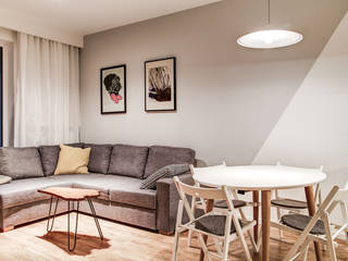 2-pokojowy apartamencik, Perfect Space Perfect Space Nowoczesny salon