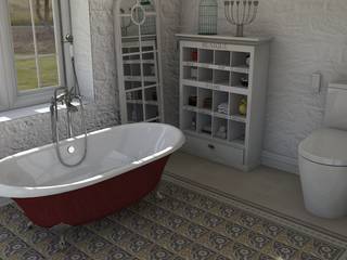 Small Cottage, Blophome Blophome Modern bathroom