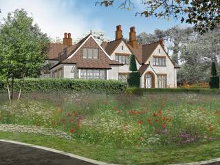 Arts and Crafts style home for a Surrey client., Des Ewing Residential Architects Des Ewing Residential Architects