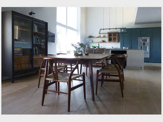 Town House, Sussex., CHALKSPACE CHALKSPACE Klassische Esszimmer