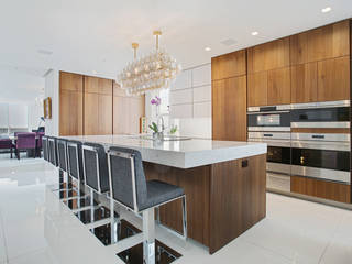 Collins Avenue Project Kitchen and Bathrooms, ALNO North America ALNO North America Modern Kitchen