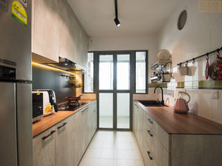 Punggol Waterway Brooks BTO, Designer House Designer House Minimalist kitchen