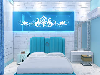 Aqua Bedroom 3D Design, Yagotimber.com Yagotimber.com Спальня в стиле модерн