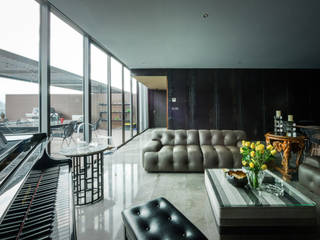 PH Fuentes, pmasceroarquitectura pmasceroarquitectura Living room Concrete