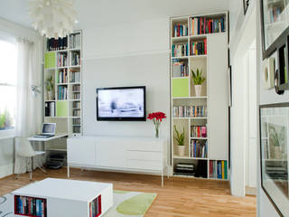 Dunollie Place, Kentish Town, London - NW5, Brosh Architects Brosh Architects Modern living room