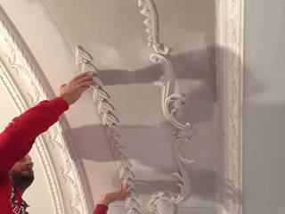 Realizzazione interni in lusso, Villa Privata, Baldantoni Group Baldantoni Group Living room Ceramic White