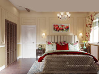 Вся красота Прованса в двух спальнях, Студия дизайна ROMANIUK DESIGN Студия дизайна ROMANIUK DESIGN Dormitorios rurales