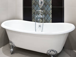 Metallic Tiles, Elalux Tile Elalux Tile Modern Banyo Mozaik