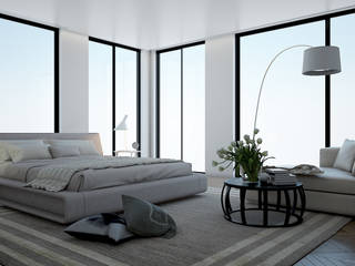 Bedroom, olivia Sciuto olivia Sciuto Kamar Tidur Modern