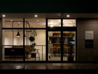 cafe CICERO, ALTS DESIGN OFFICE ALTS DESIGN OFFICE Casas rústicas Hierro/Acero Gris