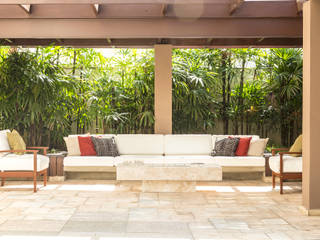 Cecília Mesquita Arquitetura 트로피컬 발코니, 베란다 & 테라스