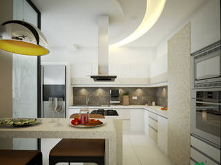 Stunning Modern Contemporary, Monnaie Architects & Interiors Monnaie Architects & Interiors Cocinas de estilo moderno
