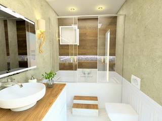 Country house , Murat Aksel Architecture Murat Aksel Architecture Country style bathroom Wood Wood effect