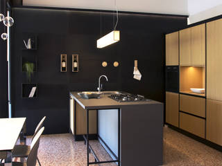 An industrial-looking kitchen, Ronda Design Ronda Design 인더스트리얼 주방 금속