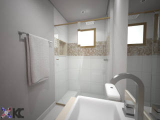 Apartamento VL, KC ARQUITETURA urbanismo e design KC ARQUITETURA urbanismo e design Classic style bathroom