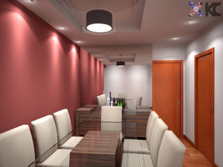 Apartamento VL, KC ARQUITETURA urbanismo e design KC ARQUITETURA urbanismo e design Classic style dining room