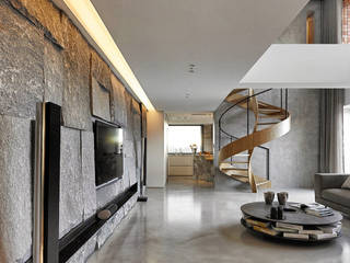 源自原本 Essence, 源原設計 YYDG INTERIOR DESIGN 源原設計 YYDG INTERIOR DESIGN Modern living room