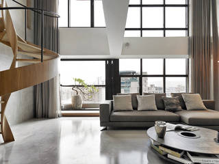 源自原本 Essence, 源原設計 YYDG INTERIOR DESIGN 源原設計 YYDG INTERIOR DESIGN Modern living room