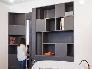 Apartment XIV, STUDIO RAZAVI ARCHITECTURE STUDIO RAZAVI ARCHITECTURE Modern style bedroom